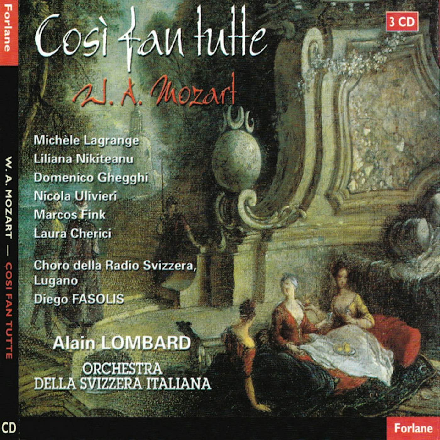 W.A. Mozart COSI FAN TUTTE (ALAIN LOMBARD) CD