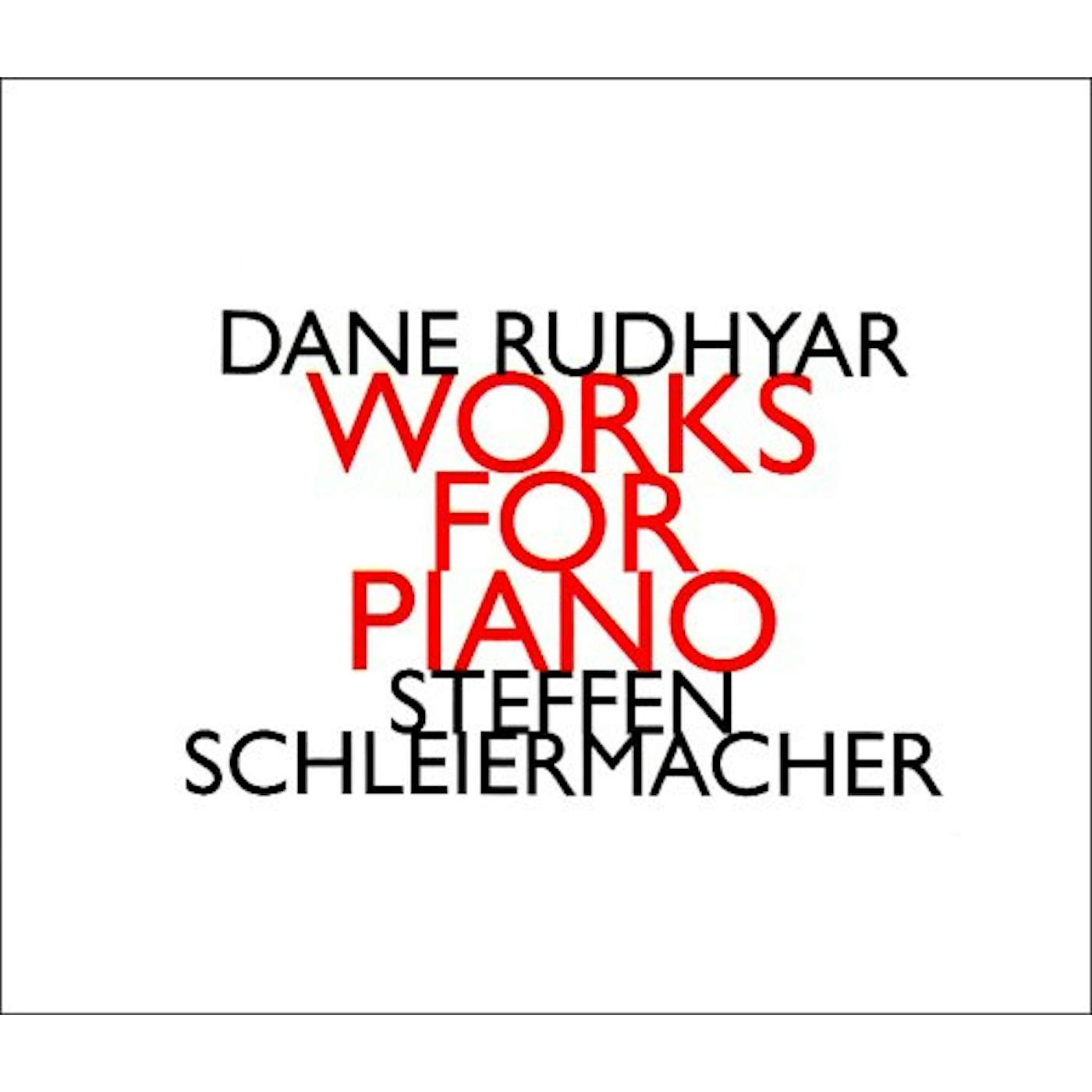 Steffen Schleiermacher WORKS FOR PIANO CD