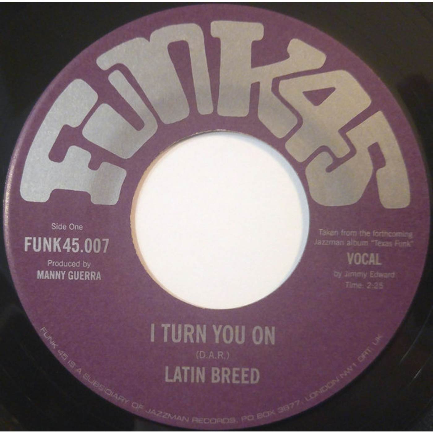 Latin Breed I TURN YOU ON/HARD TO HANDLE Vinyl Record