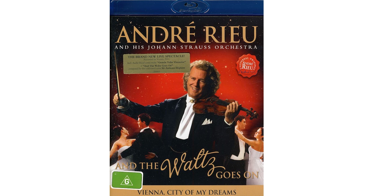 Andre Rieu AND THE WALTZ GOES ON Bluray Andre Rieu AND THE WALTZ GOES ON Bluray