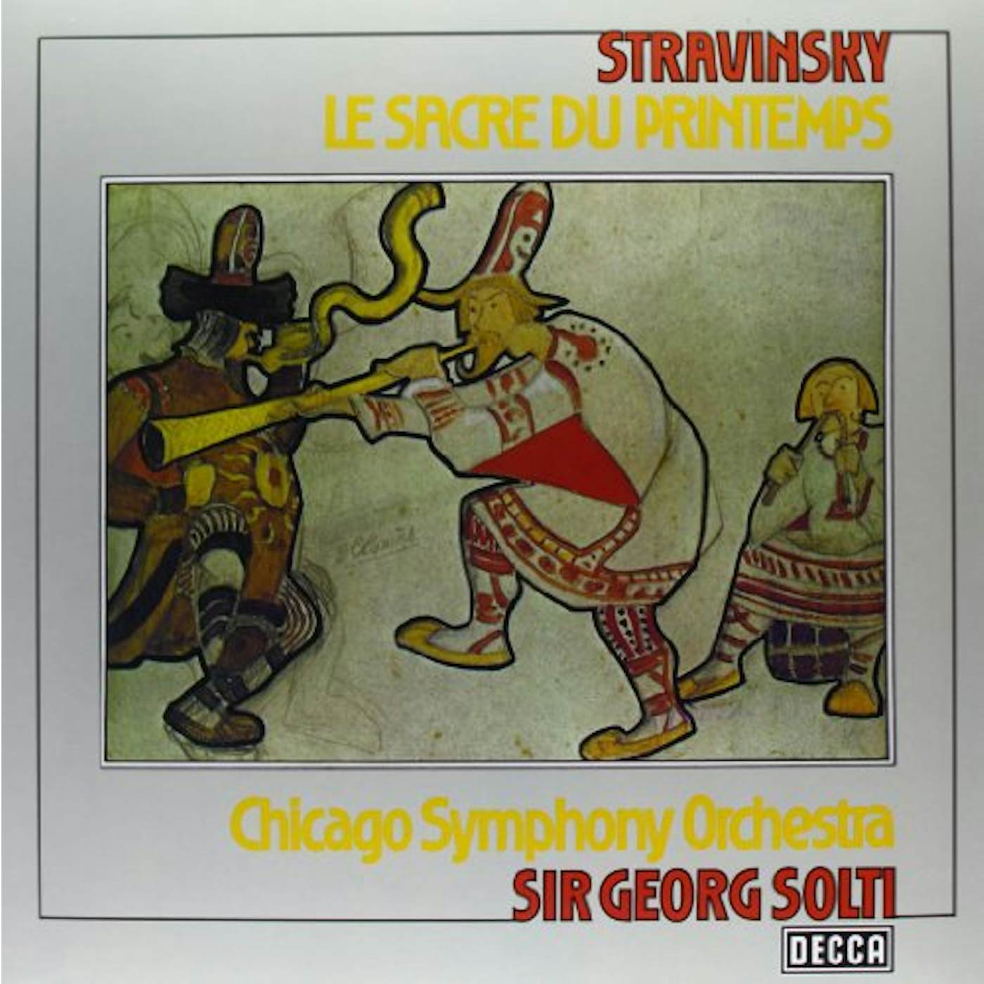 Stravinsky / Solti / Chicago Symphony Orchestra SACRE DU PRINTEMPS Vinyl Record - 180 Gram Pressing