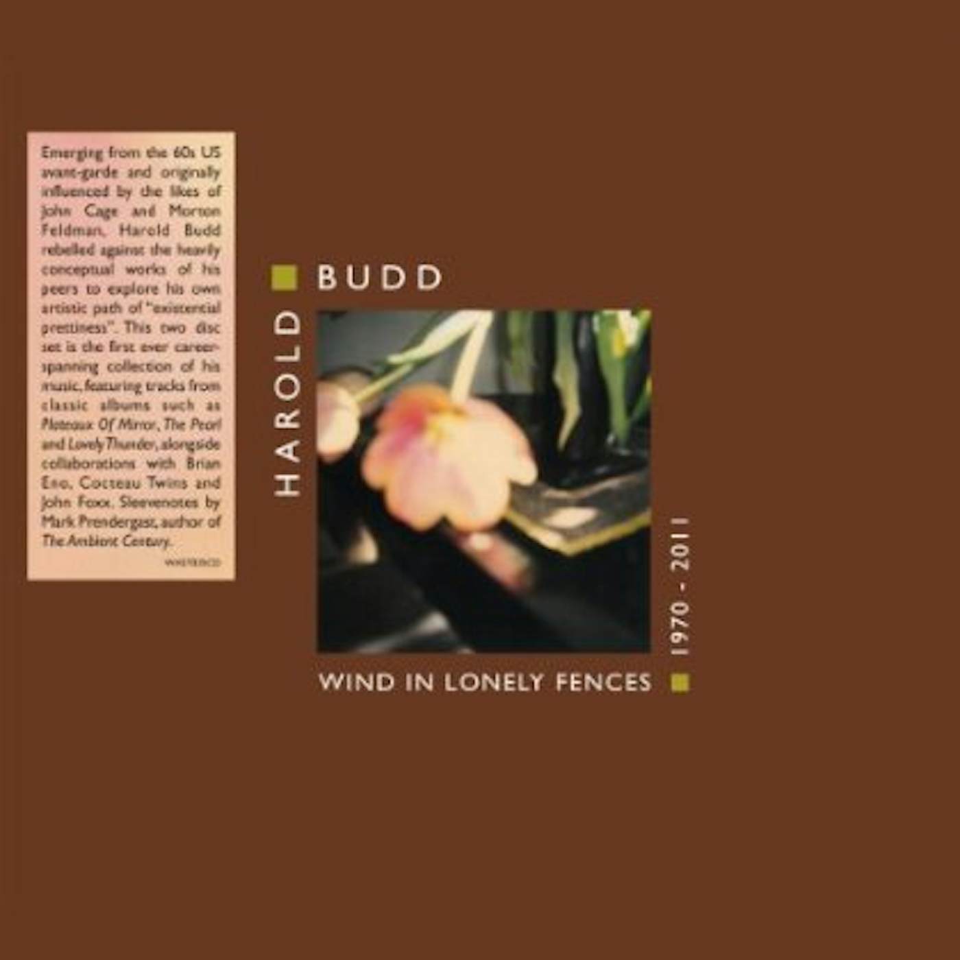 Harold Budd WIND IN LONELY FENCES CD