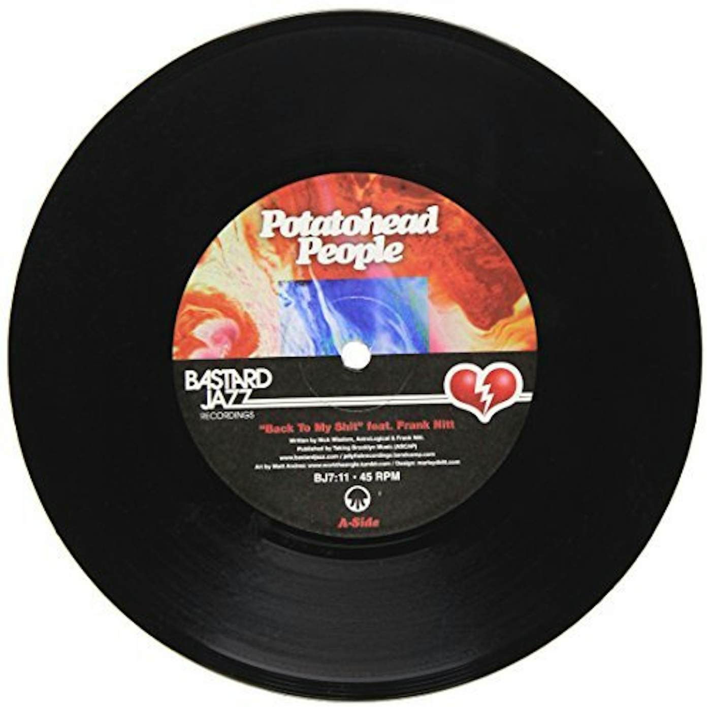 Potatohead People BACK TO MY SHIT/LOVE HZ Vinyl Record - UK Release