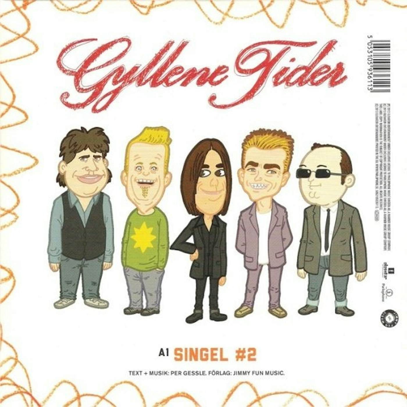 Gyllene Tider SINGEL 2 / DAGS ATT TANKA PA REFRANGEN Vinyl Record - Holland Release