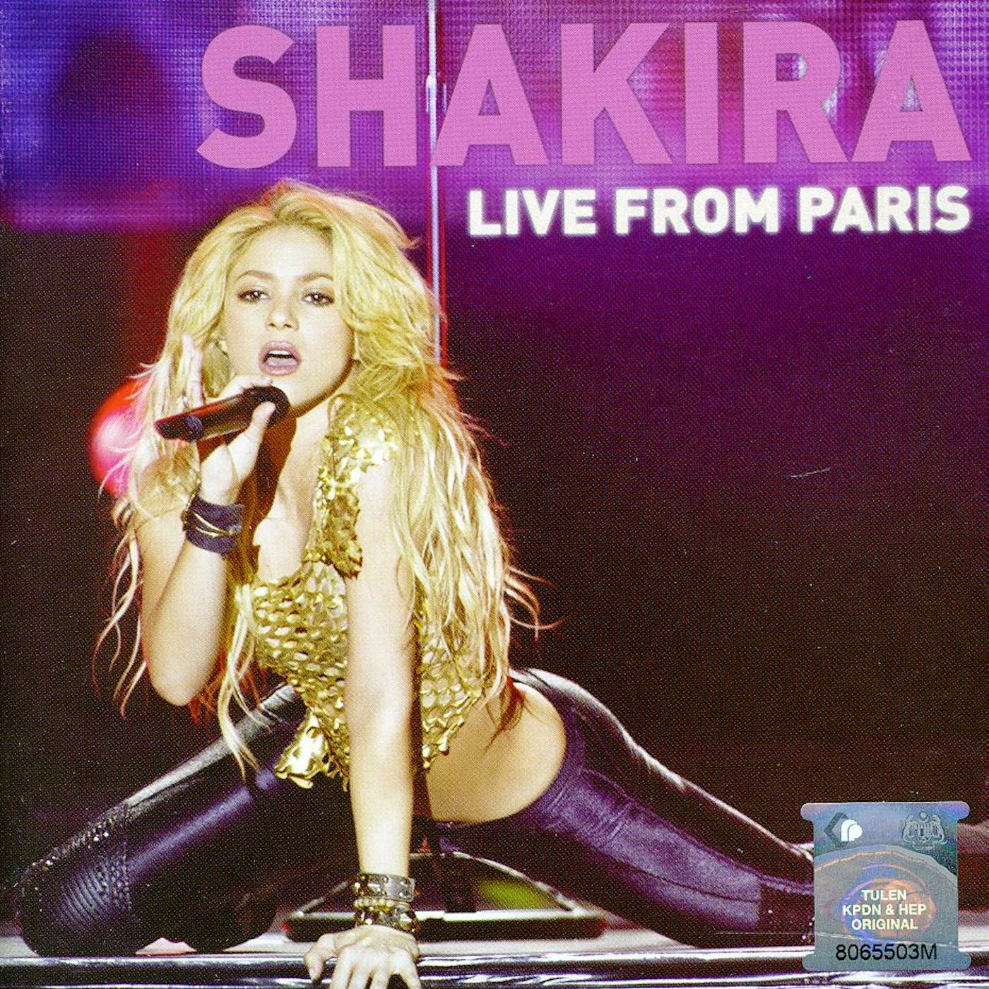 Shakira LIVE FROM PARIS CD