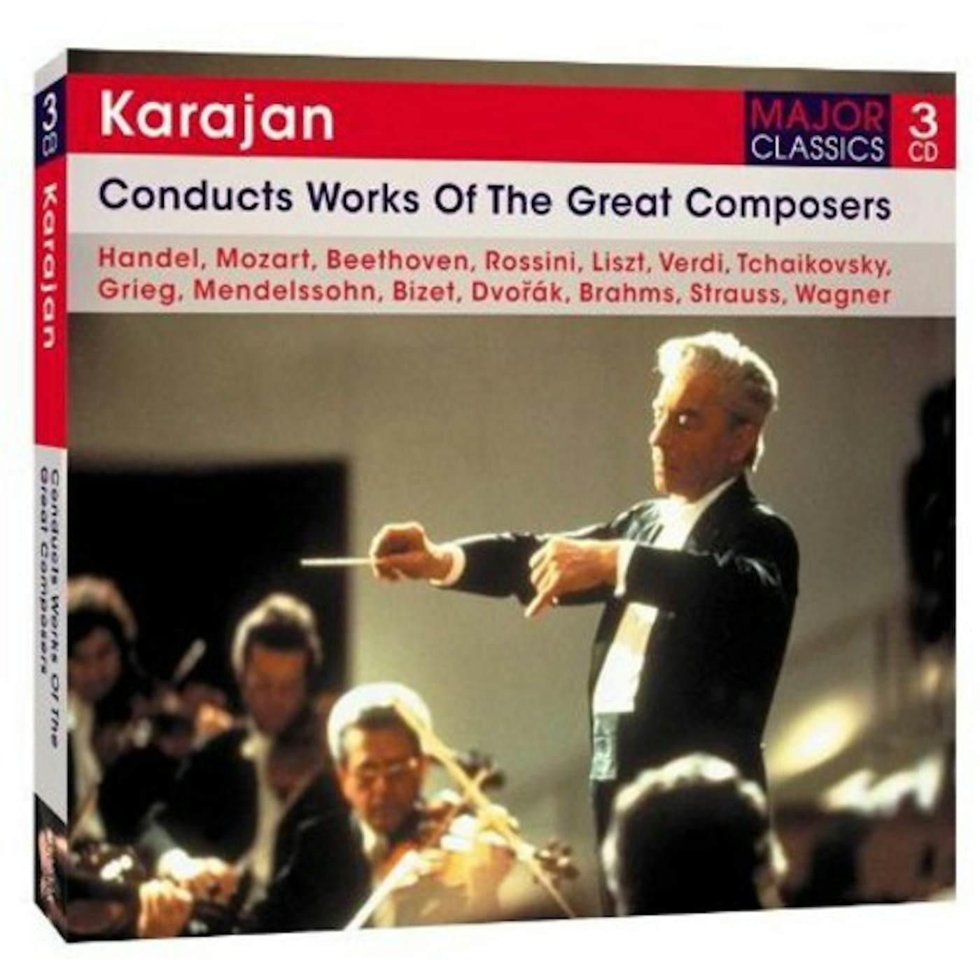 Herbert von Karajan CONDUCTS WORKS OF THE GREAT COMPOSERS CD
