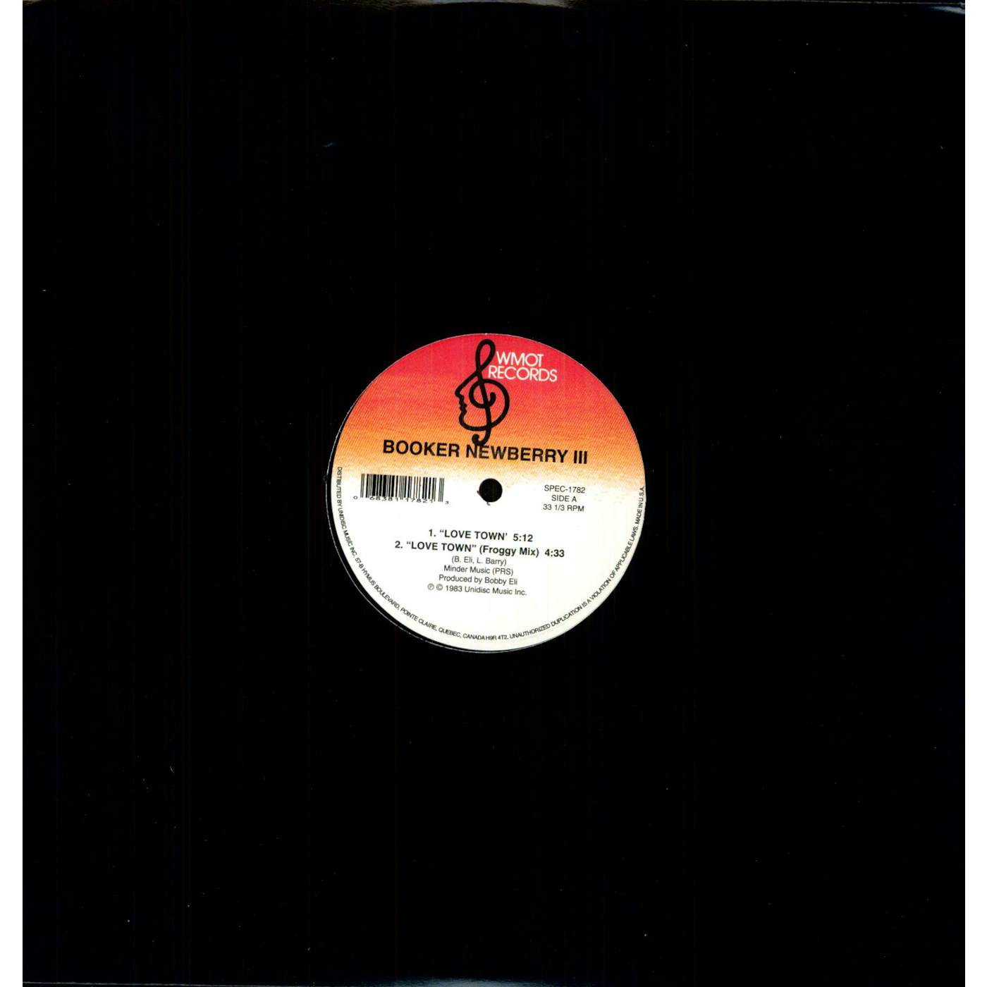 Booker Newberry III LOVE TOWN/ATTITUDE Vinyl Record