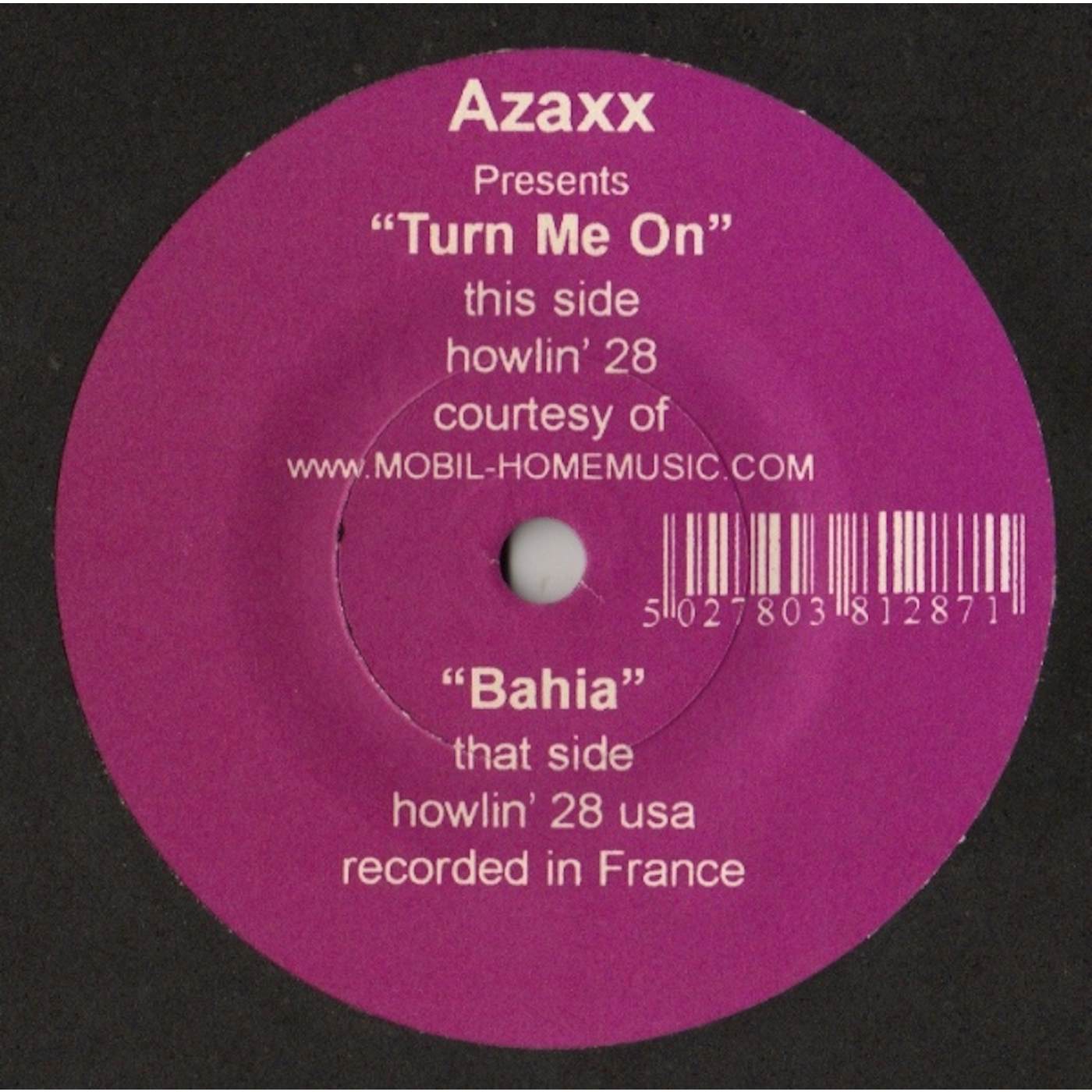 Azaxx BAHIA Vinyl Record - UK Release
