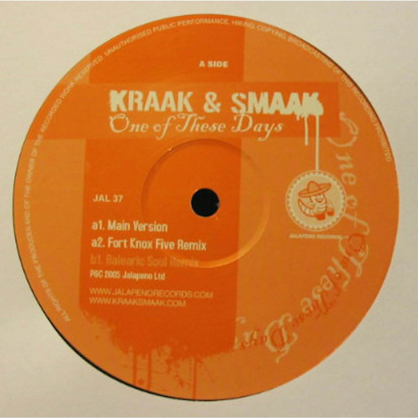 Kraak & Smaak ONE OF THESE DAYS Vinyl Record - UK Release