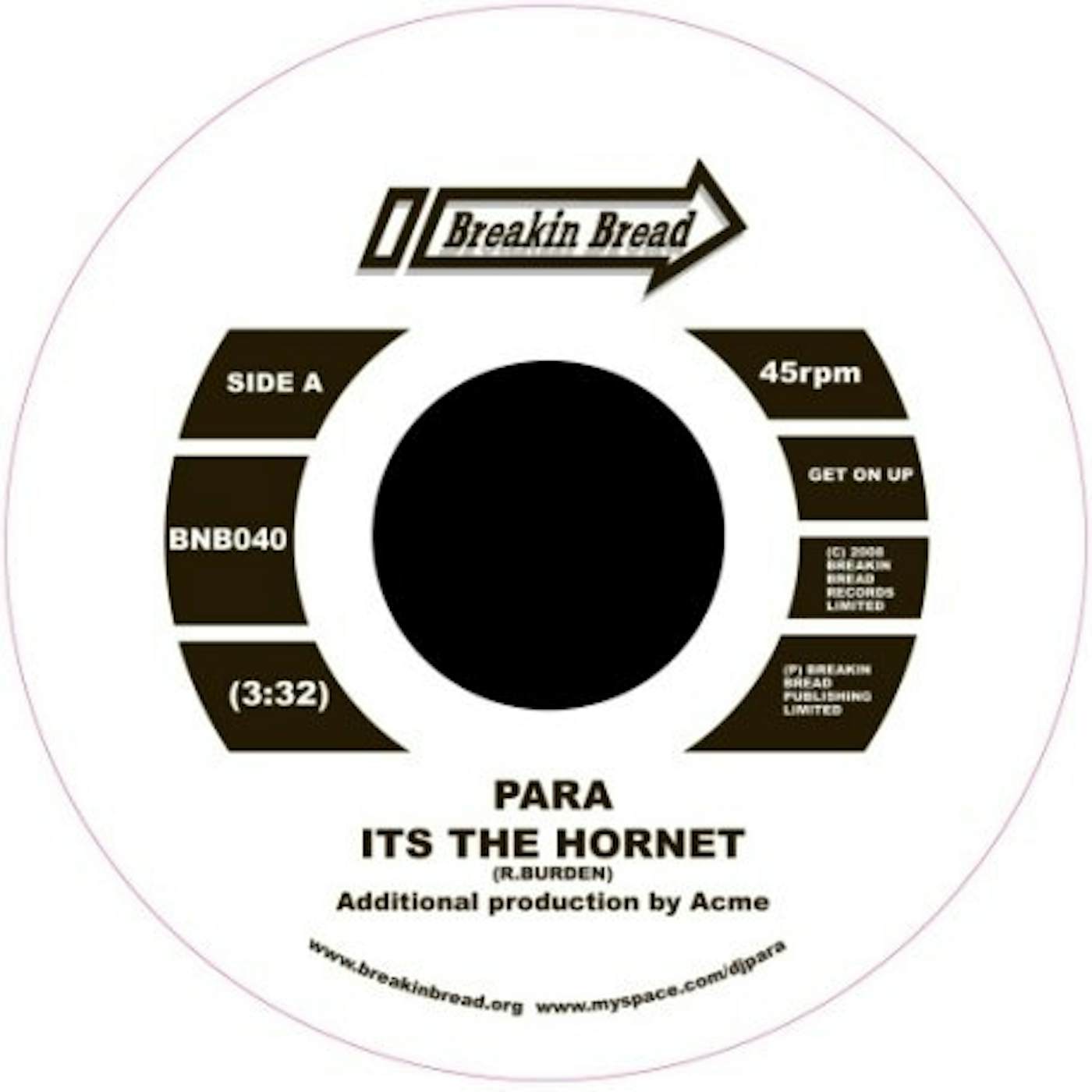 Para IT'S THE HORNET/THE HIDEAWAY Vinyl Record - UK Release