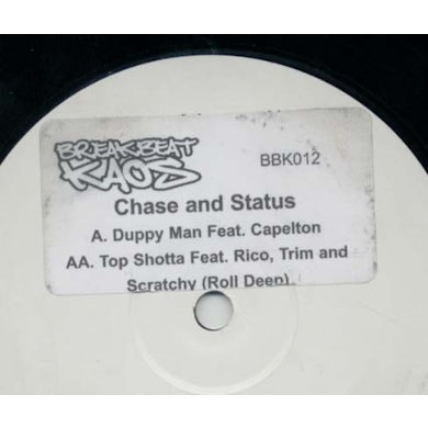 Chase & Status DUPPY MAN/TOP SHOTTA Vinyl Record - UK Release