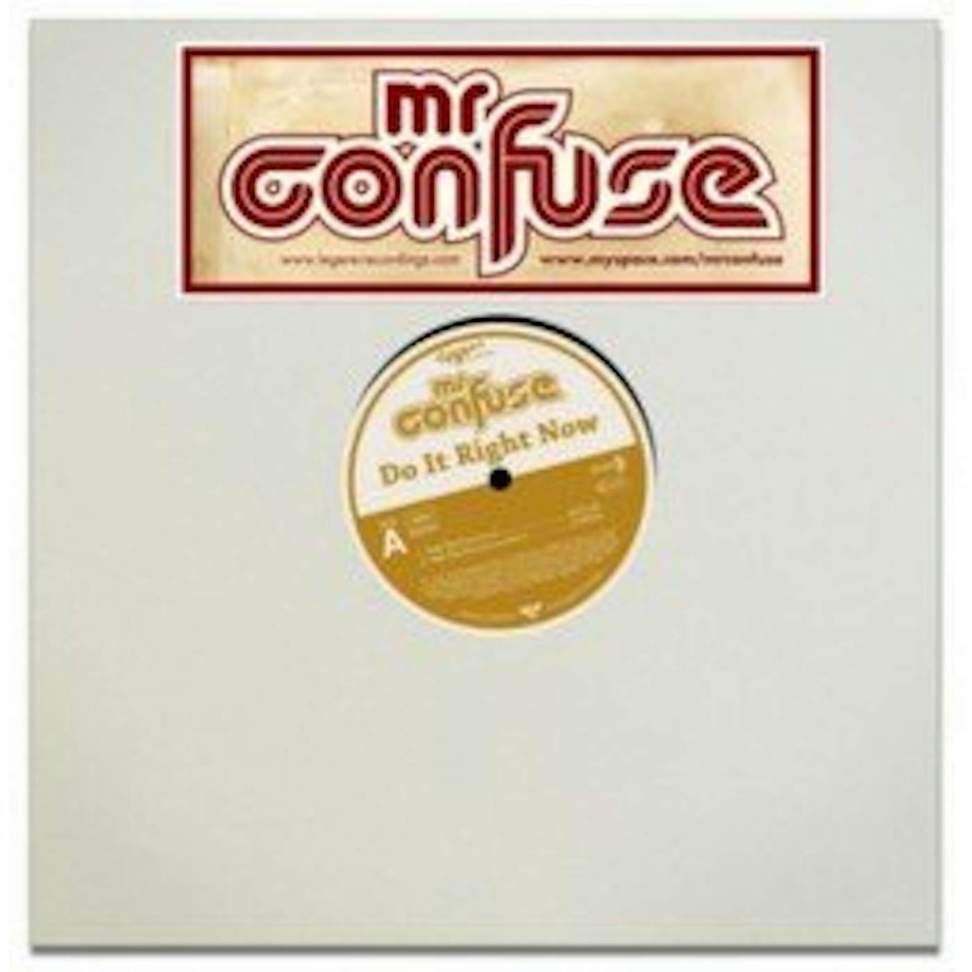 Mr. Confuse DO IT RIGHT Vinyl Record - UK Release