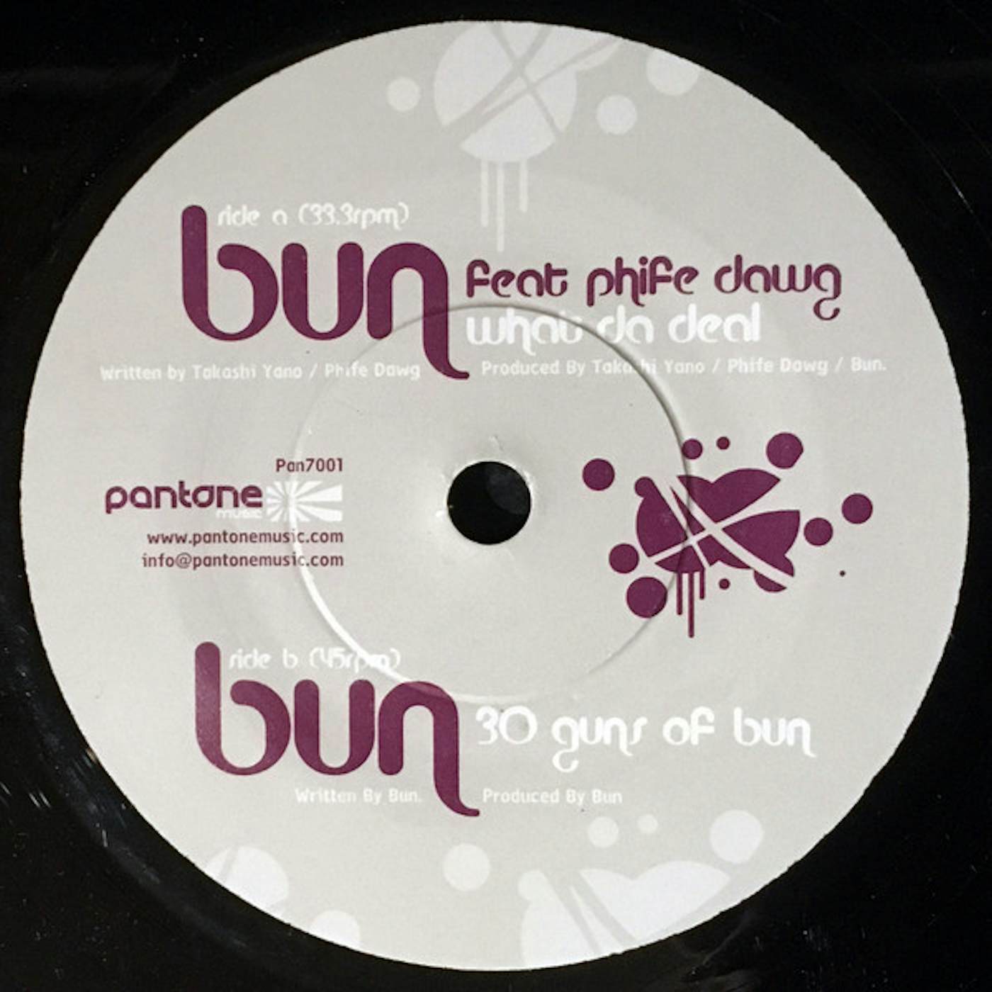 Bun Ft Phife Dawg WHAT THE DEAL? Vinyl Record - UK Release