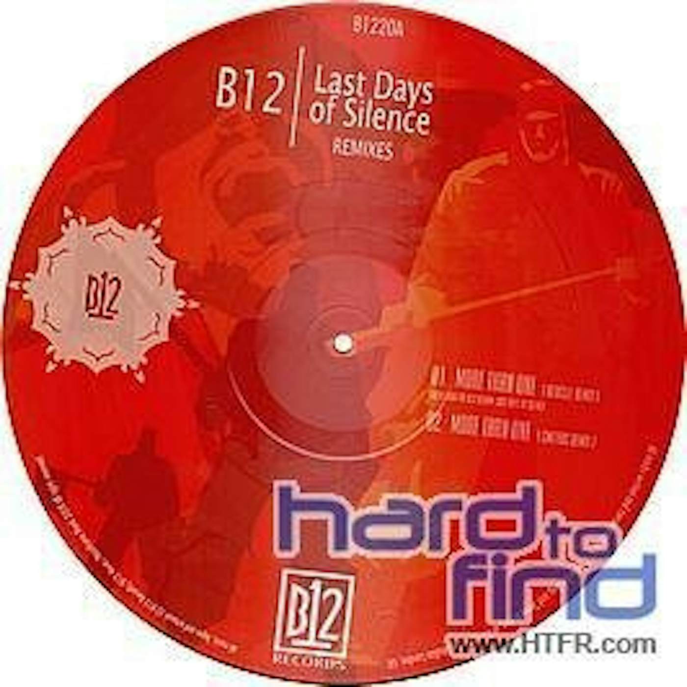 B12 LAST DAYS OF SILENCE REMIXES Vinyl Record - UK Release