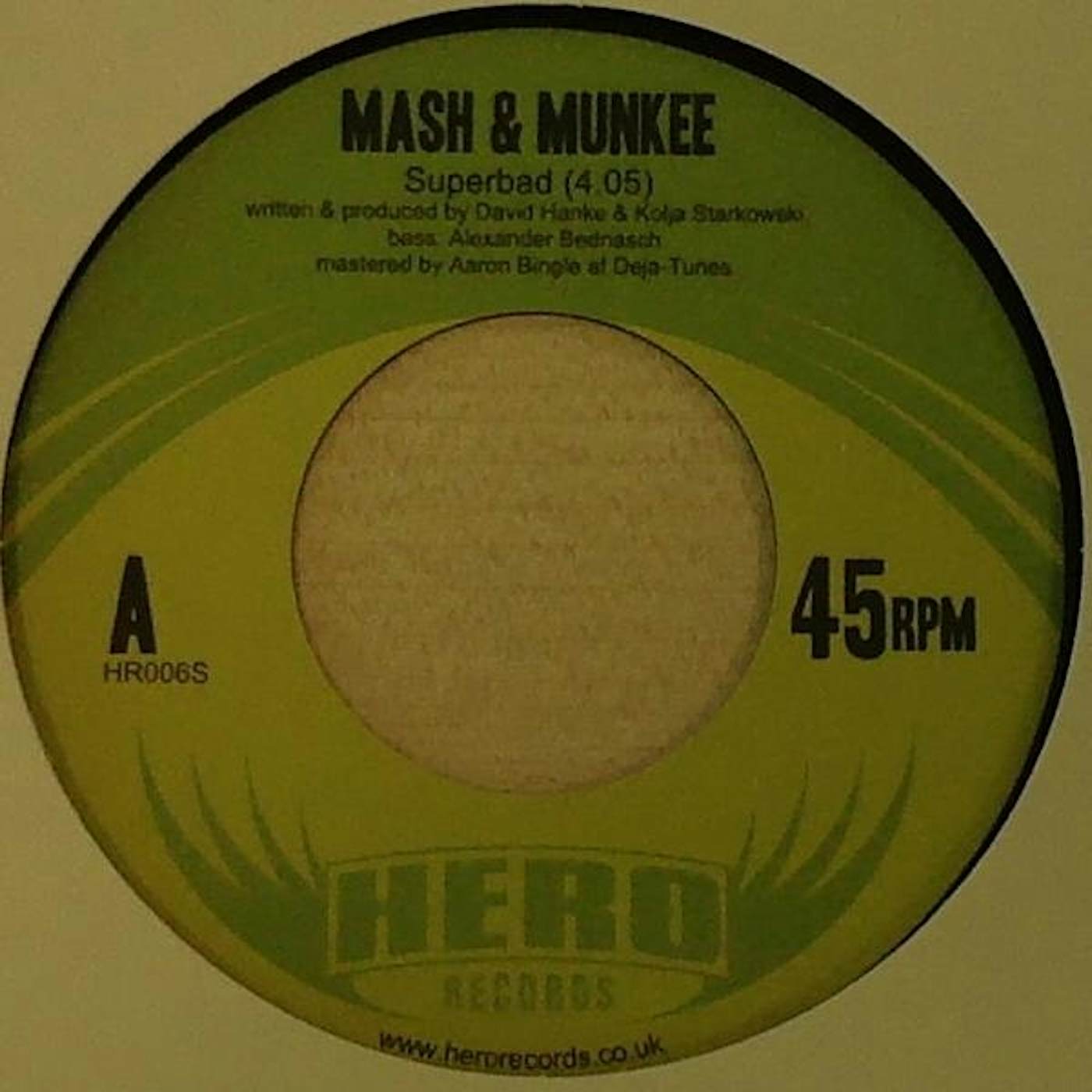 Mash & Munkee SUPERBAD Vinyl Record - UK Release