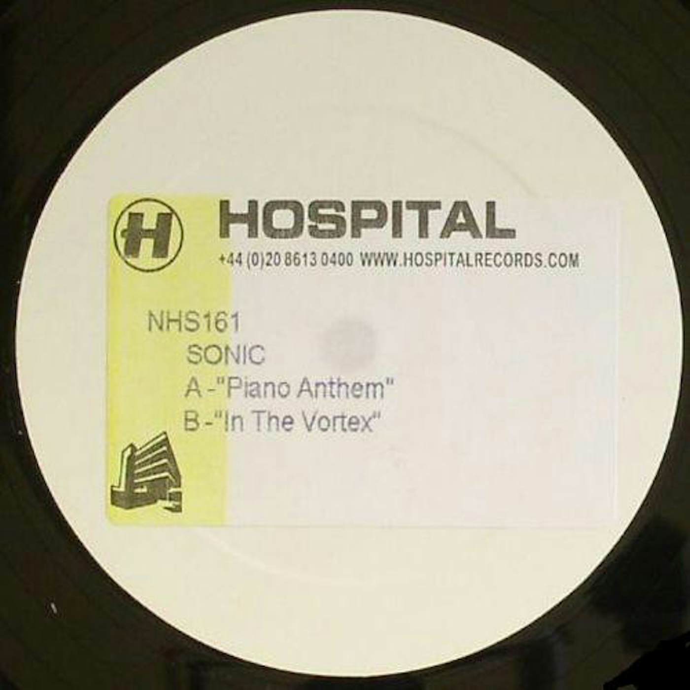 Sonic PIANO ANTHEM/IN THE VORTEX Vinyl Record - UK Release