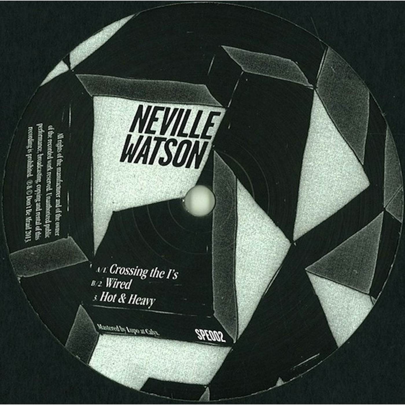 Neville Watson Hot & Heavy EP Vinyl Record