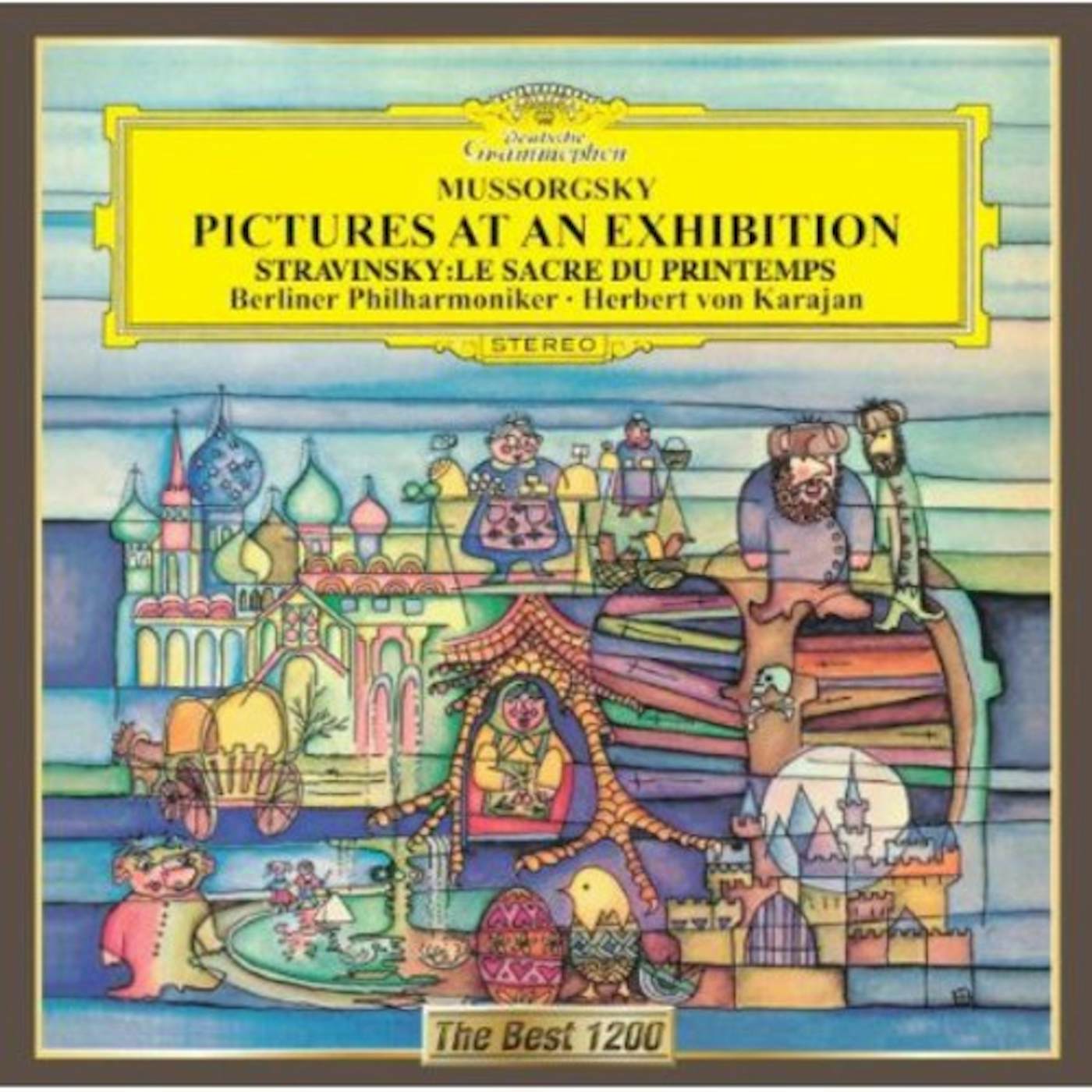 Herbert von Karajan MUSSORGSKY / RAVEL: PICTURES AT IBITION / STRAVINSKY: LE SACRE CD
