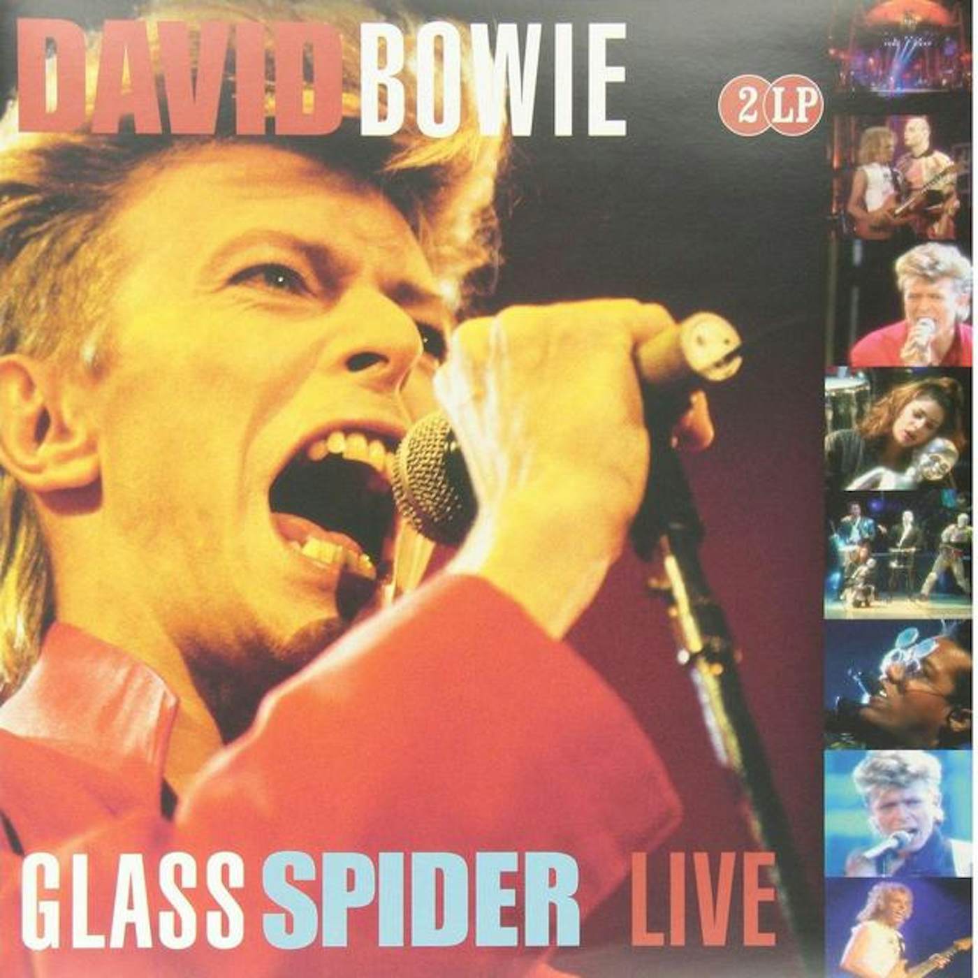 David Bowie GLASS SPIDER LIVE Vinyl Record - Holland Release
