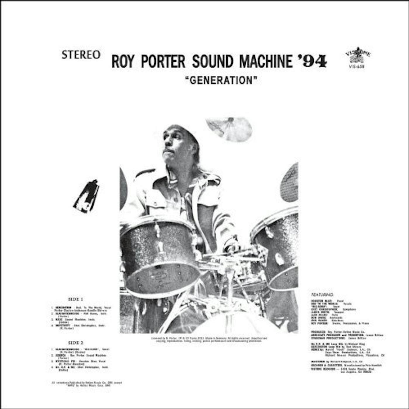 Roy Porter Sound Machine '94 GENERATION Vinyl Record - UK Release