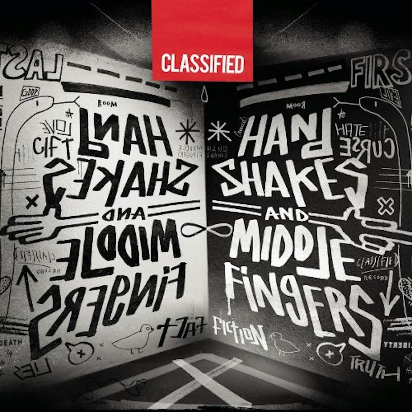 Classified HAND SHAKES & MIDDLE FINGERS (CAN) (Vinyl)