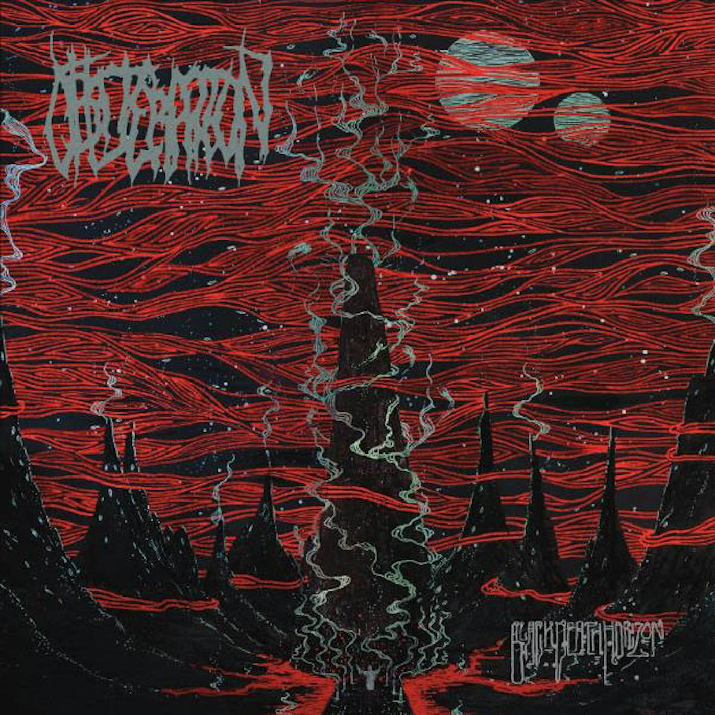 Obliteration BLACK DEATH HORIZON (CLEAR RED VINYL) Vinyl Record