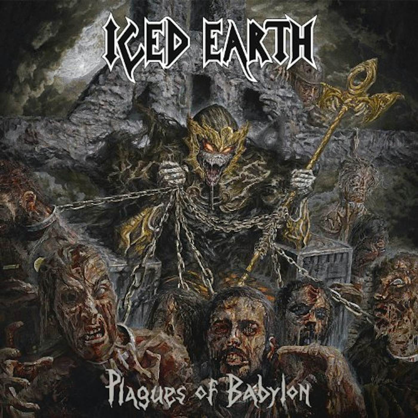 Iced Earth PLAGUES OF BABYLON Vinyl Record - Holland Release