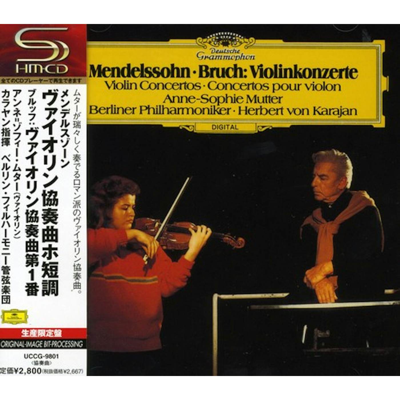 Anne-Sophie Mutter MENDELSSOHN & BRUCH: VIOLIN CONCERTO CD