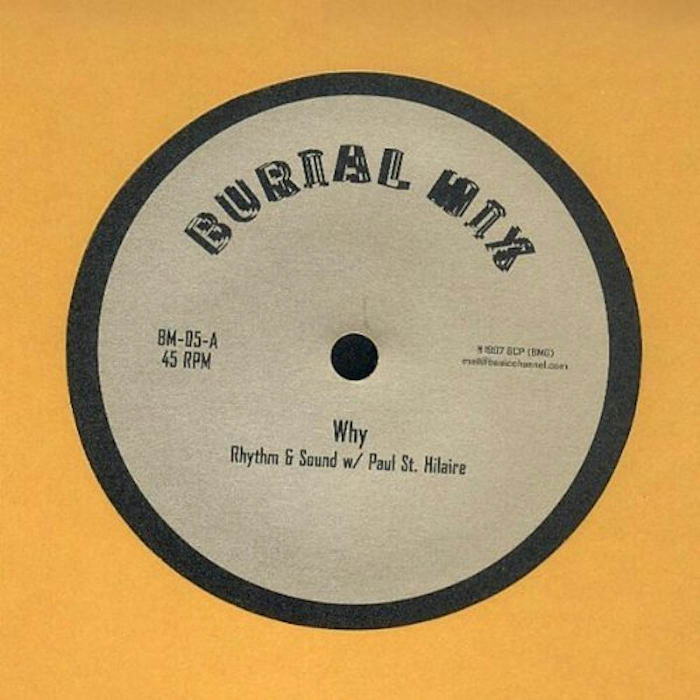 Rhythm & Sound & Paul St Hilaire WHY Vinyl Record