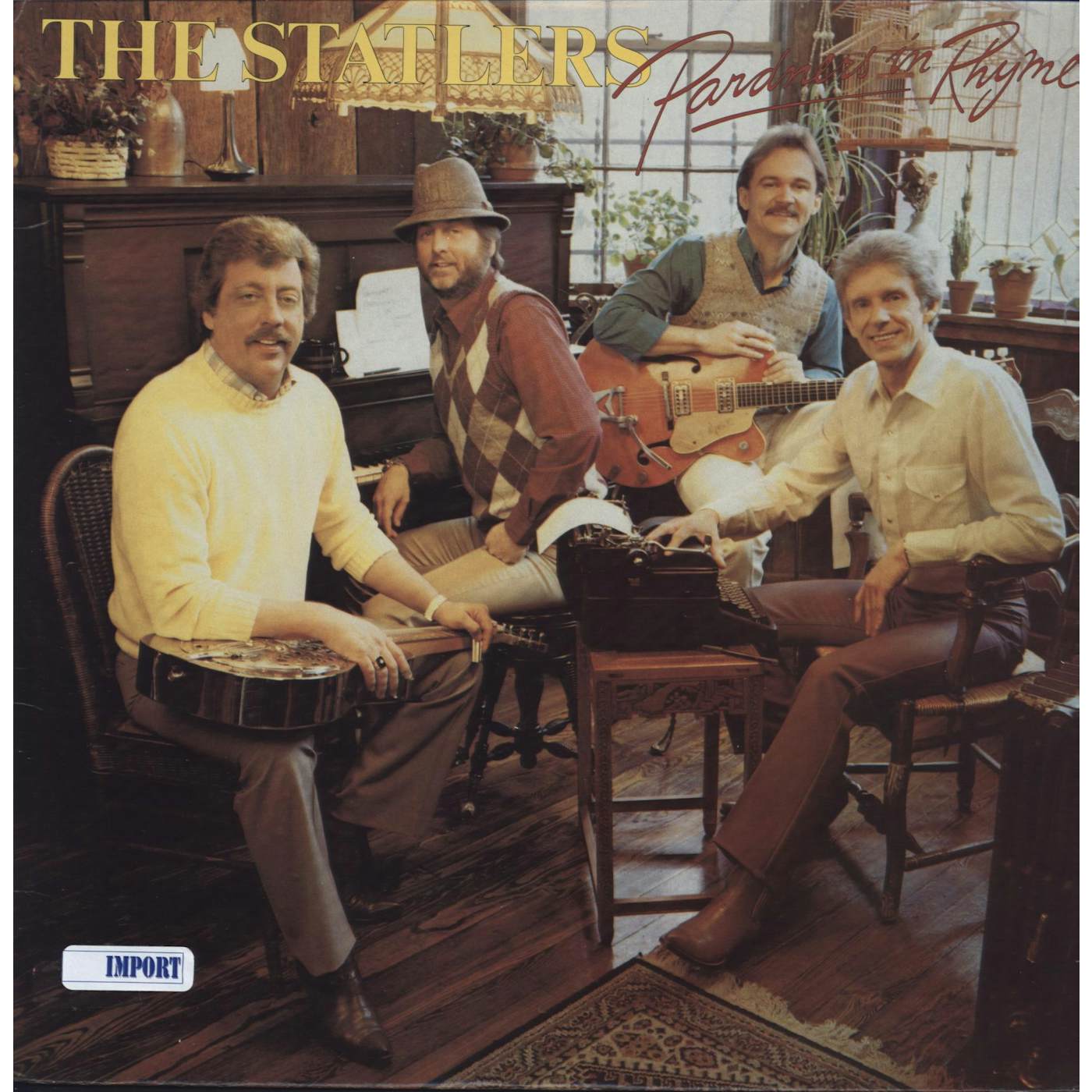 The Statler Brothers Pardners In Rhyme Vinyl Record