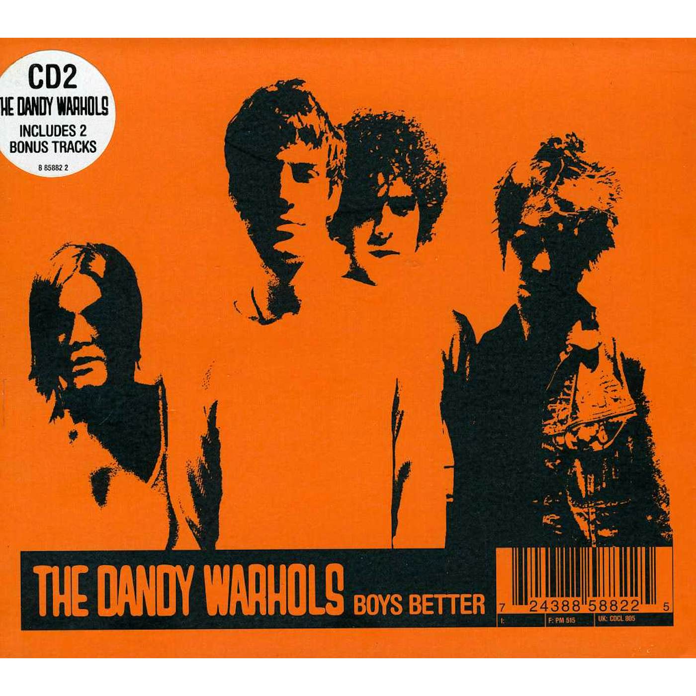The Dandy Warhols BOYS BETTER 3 SONGS CD