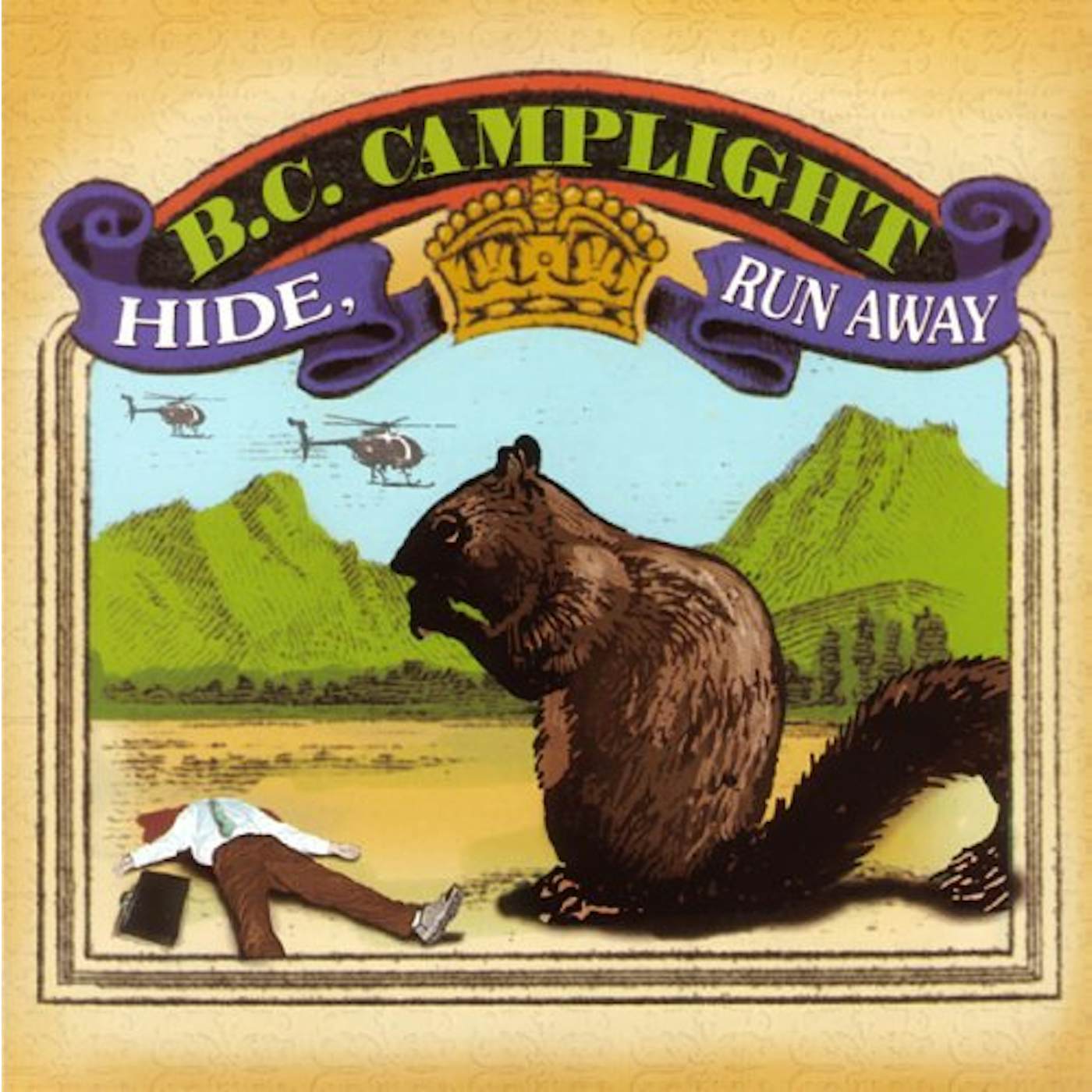 BC Camplight HIDE RUN AWAY CD