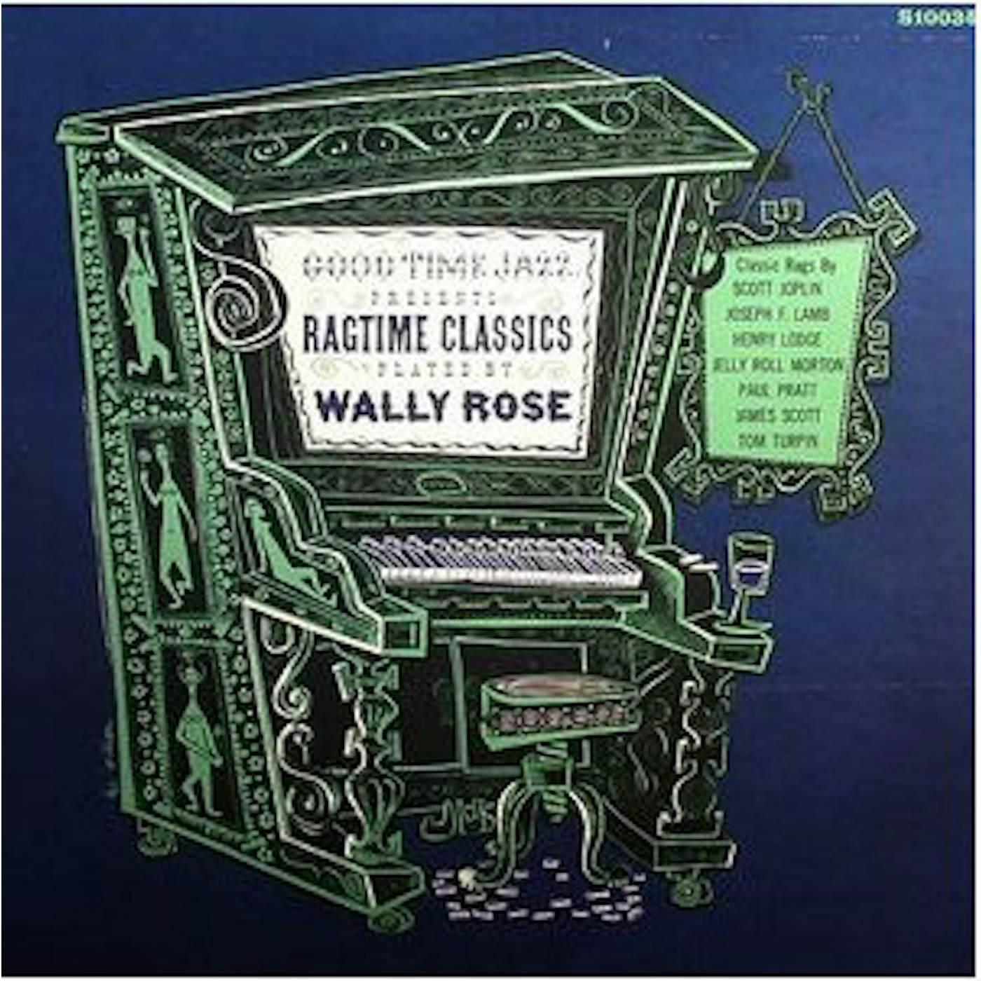 Wally Rose RAGTIME CLASSICS Vinyl Record