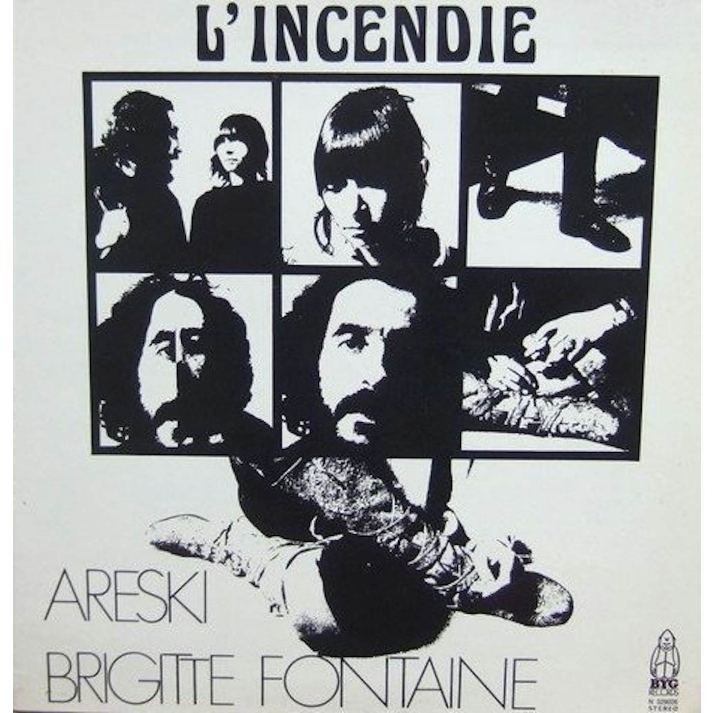 Brigitte Fontaine L'INCENDIE Vinyl Record