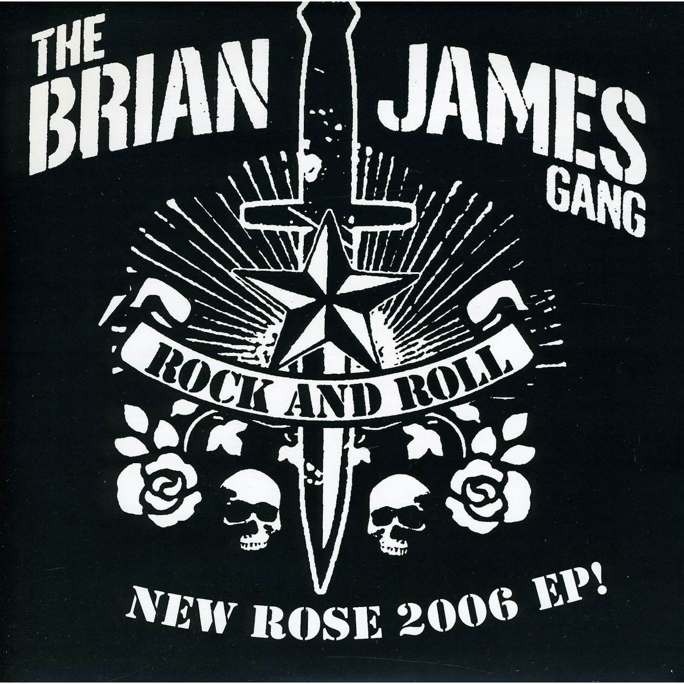 The Brian James Gang New Rose 2006 Vinyl Record