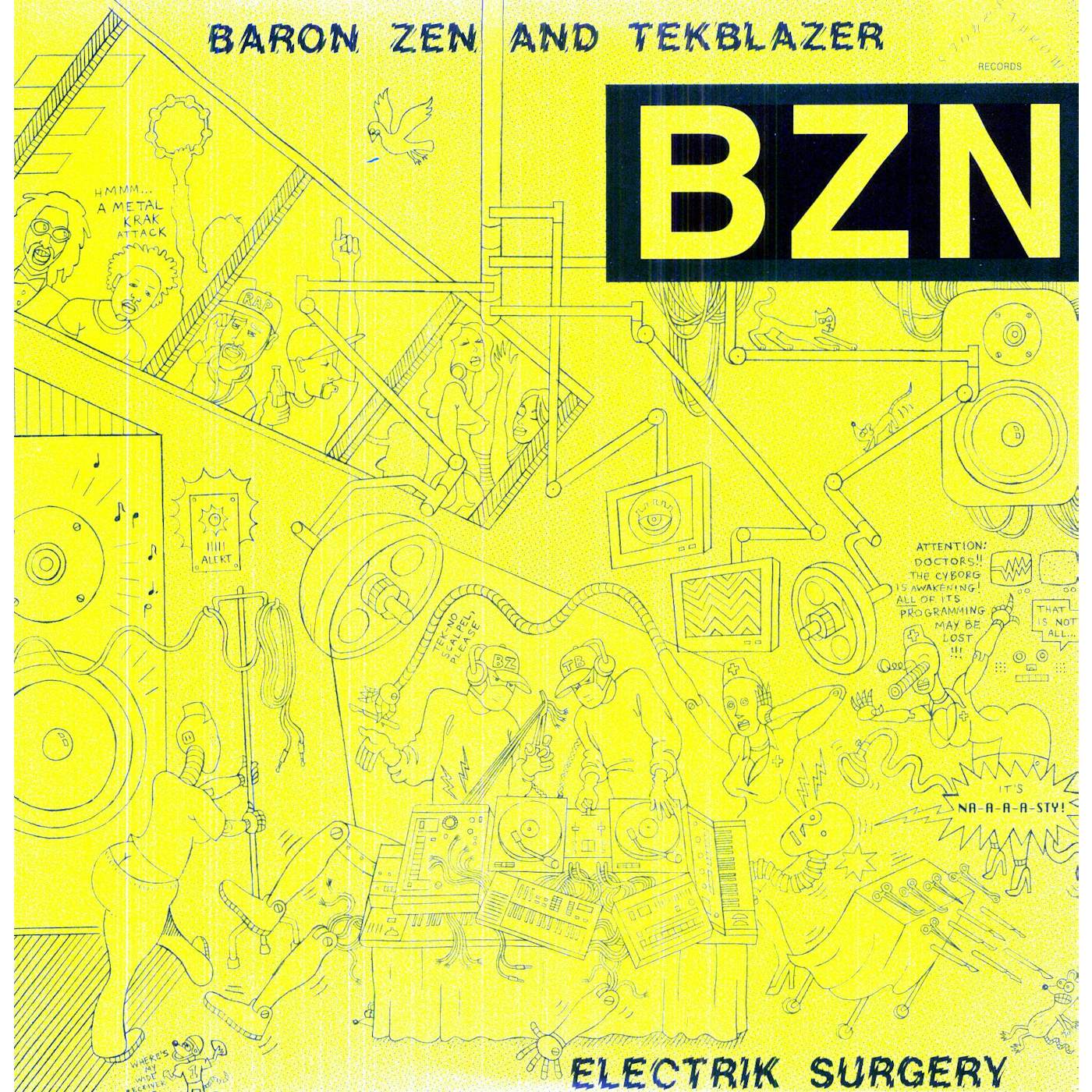 Baron Zen & Tekblazer Electrik Surgery Vinyl Record