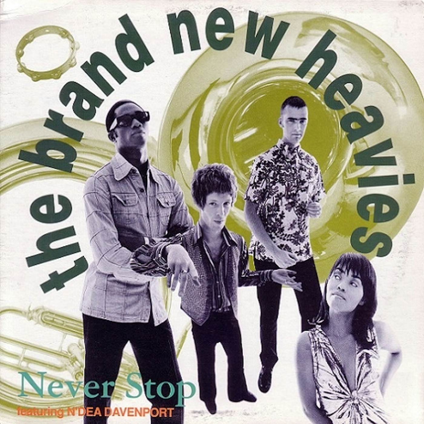 The Brand New Heavies NEVER STOP Vinyl Record