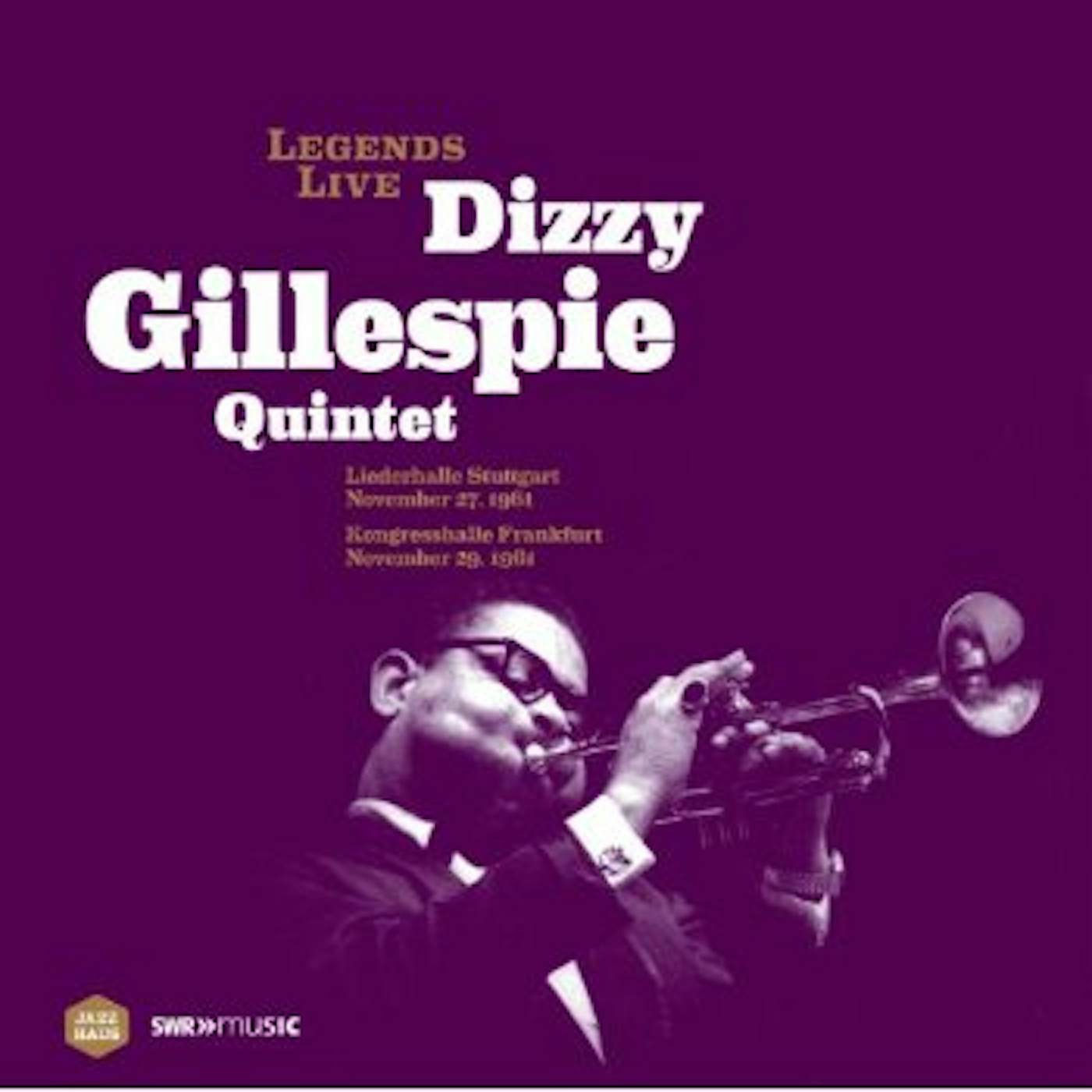LEGENDS LIVE: DIZZY GILLESPIE QUINTET Vinyl Record
