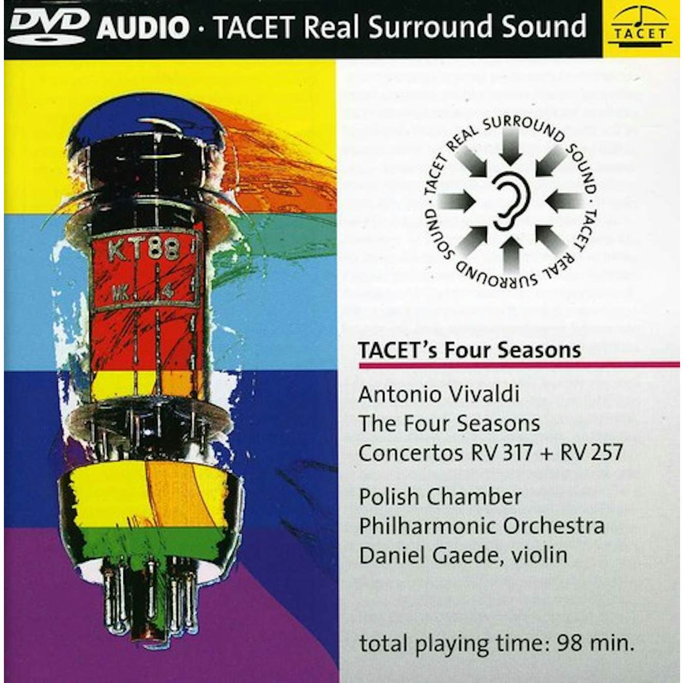 Antonio Vivaldi FOUR SEASONS DVD Audio