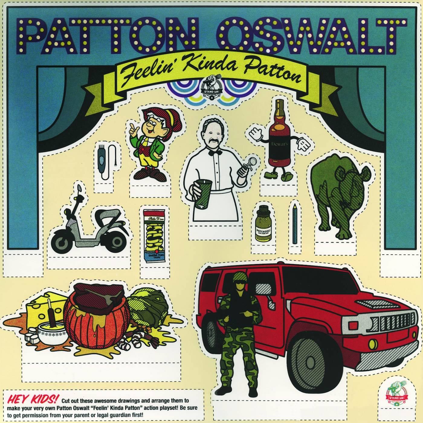 Patton Oswalt FEELIN KINDA PATTON Vinyl Record
