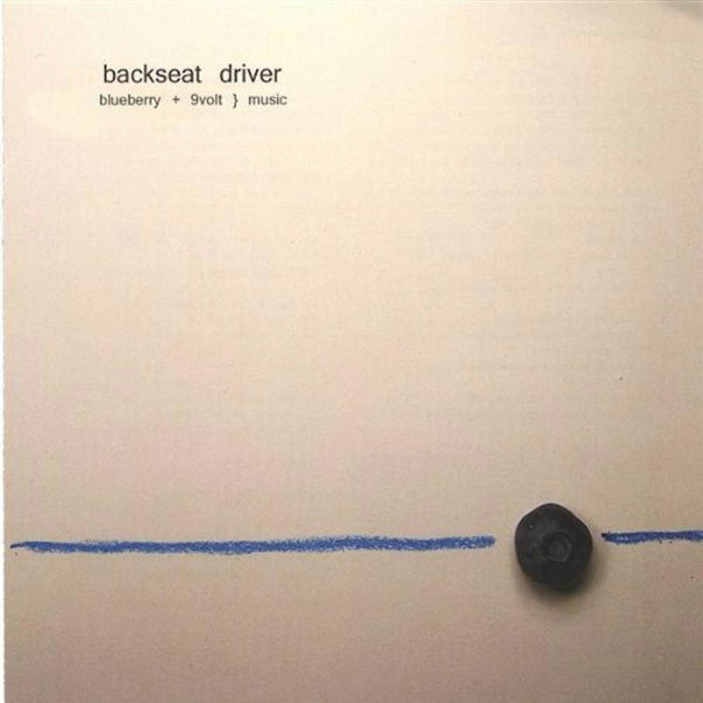 Backseat Driver BLUEBERRY 9VOLT MUSIC CD