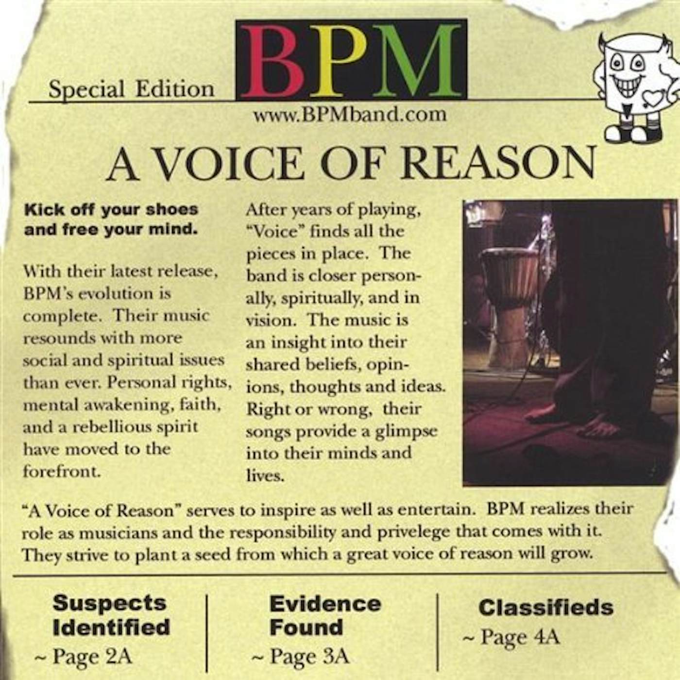 BPM VOICE OF REASON CD