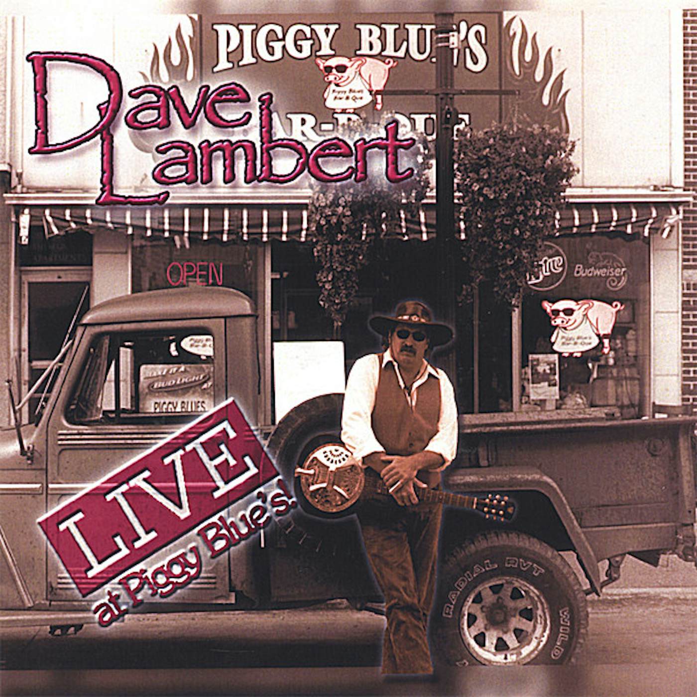 Dave Lambert LIVE AT PIGGY BLUES CD