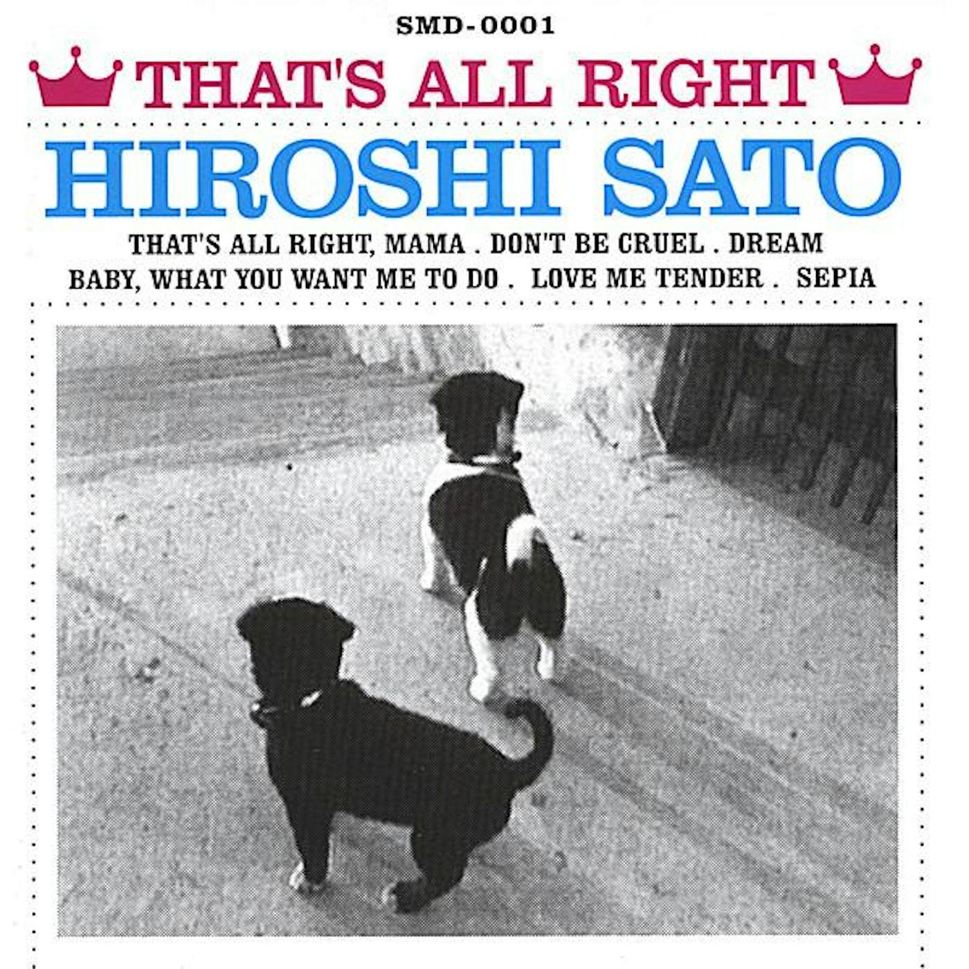 Hiroshi Sato THAT'S ALL RIGHT CD
