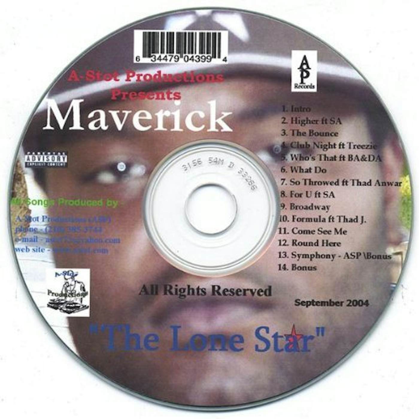 Maverick LONE STAR CD