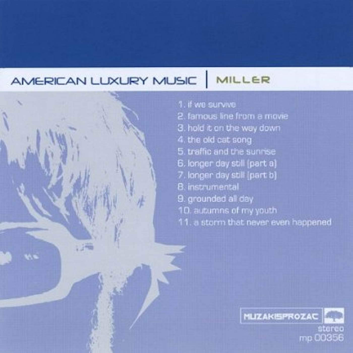 Miller AMERICAN LUXURY MUSIC CD