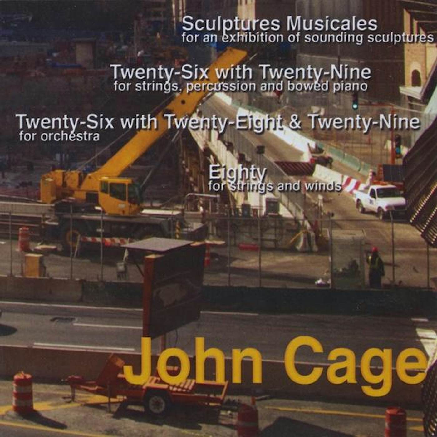 John Cage SCULPTURES MUSICALES CD