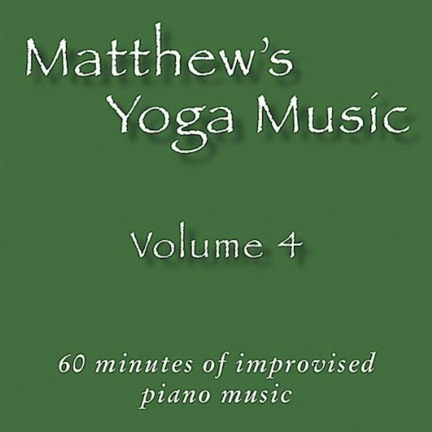Matt Johnson MATTHEW'S YOGA MUSIC 4 CD