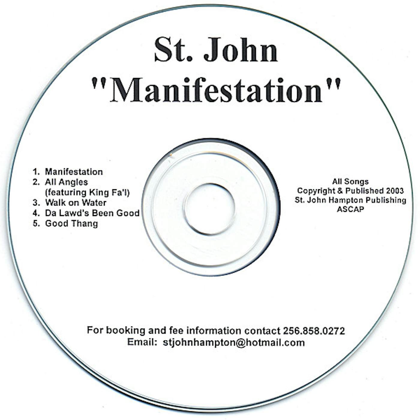 St. John MANIFESTATION CD