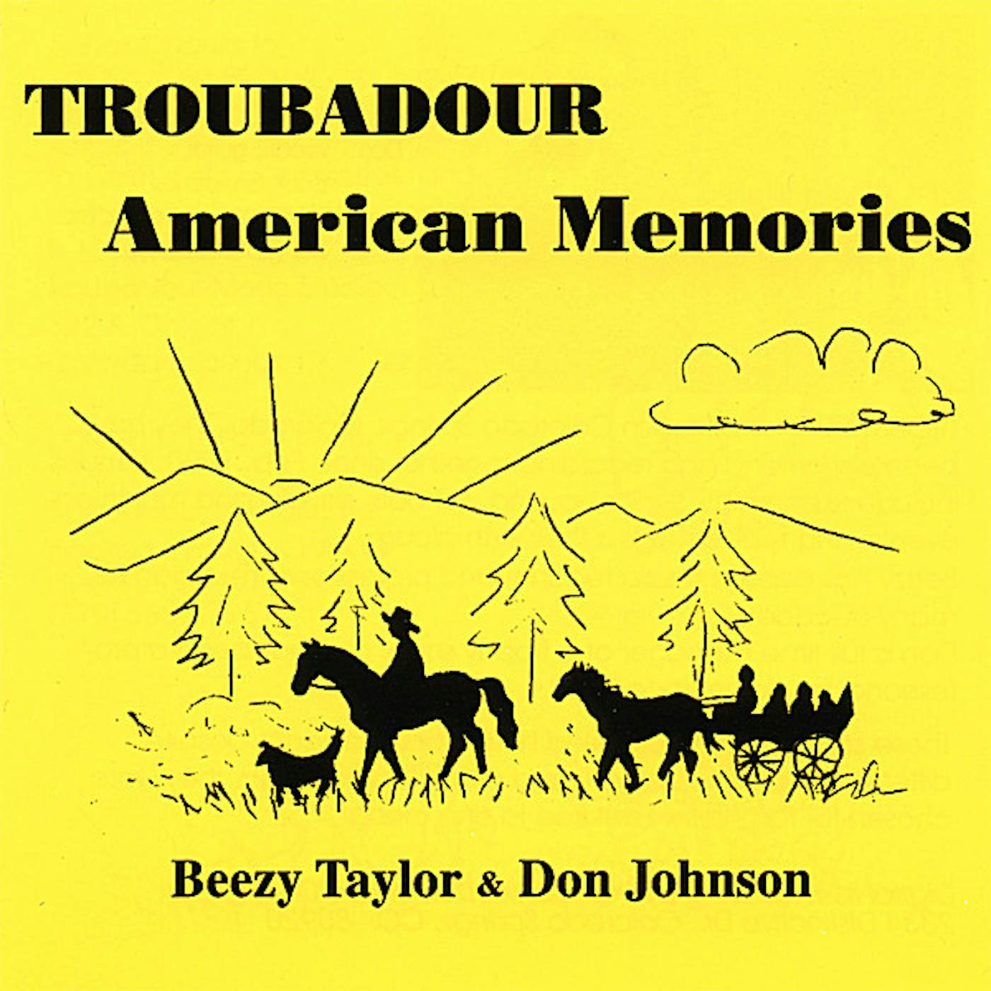 Troubadour AMERICAN MEMORIES CD